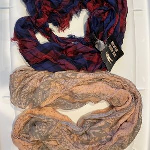 2 FOR 1!! GREAT DEAL :) Get both a Pink and Plaid scarf
